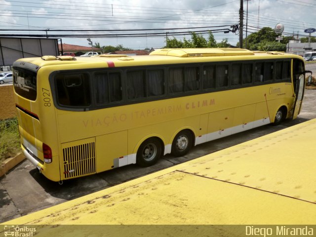 Viação Itapemirim 8027 na cidade de Belém, Pará, Brasil, por Denise Miranda. Número da foto: #2071966.
