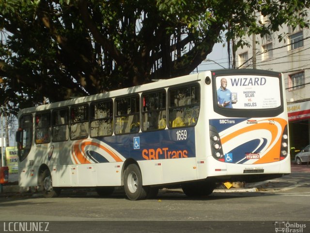 SBC Trans 1659 na cidade de São Bernardo do Campo, São Paulo, Brasil, por Luis Nunez. Número da foto: #2073193.