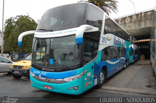 Marlim Azul Turismo 2012 na cidade de São Paulo, São Paulo, Brasil, por EDUARDO - SOROCABUS. Número da foto: #2073497.