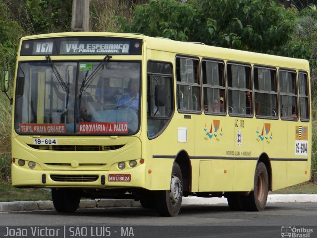 Transportes Joselya 19-604 na cidade de São Luís, Maranhão, Brasil, por João Victor. ID da foto: 2075005.