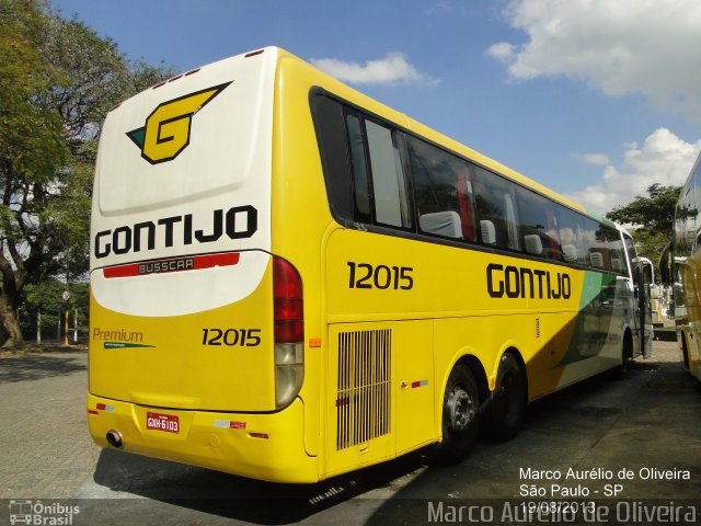 Empresa Gontijo de Transportes 12015 na cidade de São Paulo, São Paulo, Brasil, por Marco Aurélio de Oliveira. ID da foto: 2073517.