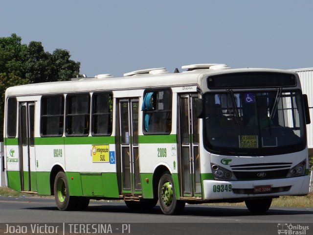 Transcol Transportes Coletivos 09349 na cidade de Teresina, Piauí, Brasil, por João Victor. ID da foto: 2075047.