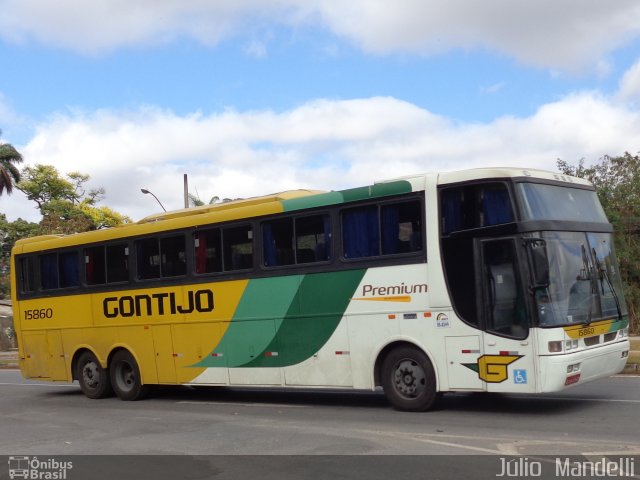 Empresa Gontijo de Transportes 15860 na cidade de Belo Horizonte, Minas Gerais, Brasil, por Júlio  Mandelli. ID da foto: 2074710.