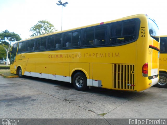 Viação Itapemirim 8221 na cidade de São Paulo, São Paulo, Brasil, por Felipe da Silva Ferreira. Número da foto: #2076388.
