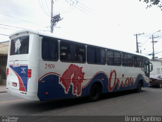Turismo e Fretamento Orion Transportes 2904 na cidade de Embu das Artes, São Paulo, Brasil, por Bruno Santino. Número da foto: #2075386.