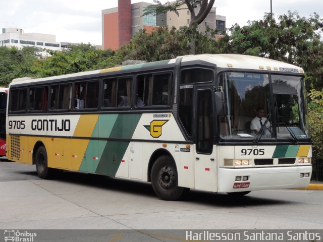 Empresa Gontijo de Transportes 9705 na cidade de São Paulo, São Paulo, Brasil, por Harllesson Santana Santos. Número da foto: #2075696.