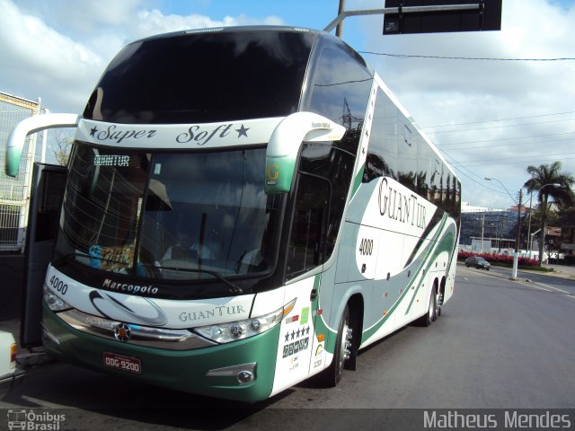 Viação GuanTur 4000 na cidade de Vitória, Espírito Santo, Brasil, por Matheus Mendes. ID da foto: 2075932.