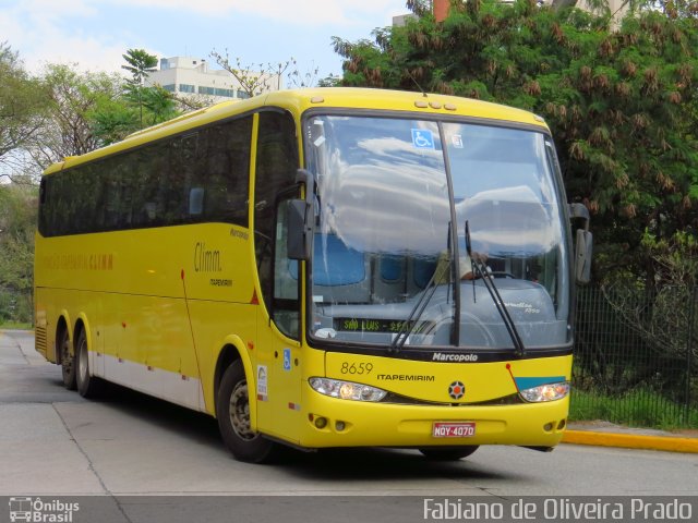 Viação Itapemirim 8659 na cidade de São Paulo, São Paulo, Brasil, por Fabiano de Oliveira Prado. Número da foto: #2075716.