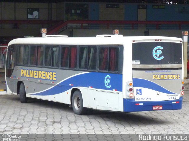 Expresso Palmeirense 0712 na cidade de Maceió, Alagoas, Brasil, por Rodrigo Fonseca. ID da foto: 2076102.