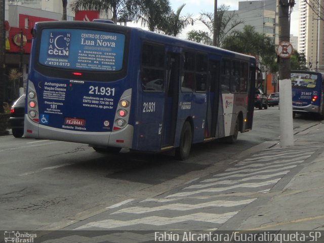 Viação Osasco 21.931 na cidade de Osasco, São Paulo, Brasil, por Fabio Alcantara. Número da foto: #2075939.