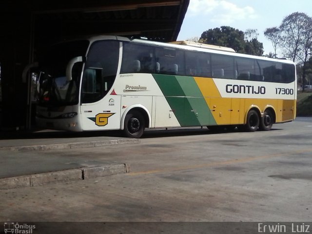 Empresa Gontijo de Transportes 17300 na cidade de Ribeirão Preto, São Paulo, Brasil, por Erwin  Luiz. Número da foto: #2075370.