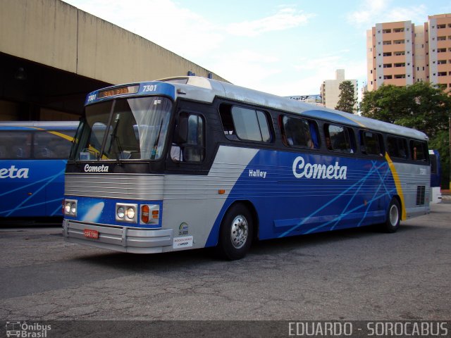 Viação Cometa 7301 na cidade de Sorocaba, São Paulo, Brasil, por EDUARDO - SOROCABUS. ID da foto: 2076480.