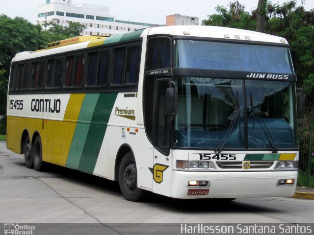 Empresa Gontijo de Transportes 15455 na cidade de São Paulo, São Paulo, Brasil, por Harllesson Santana Santos. ID da foto: 2075679.