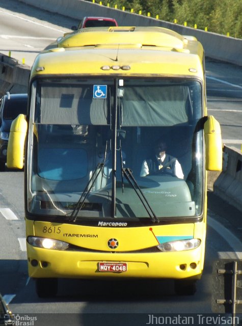 Viação Itapemirim 8615 na cidade de Lavrinhas, São Paulo, Brasil, por Jhonatan Diego da Silva Trevisan. Número da foto: #2078498.