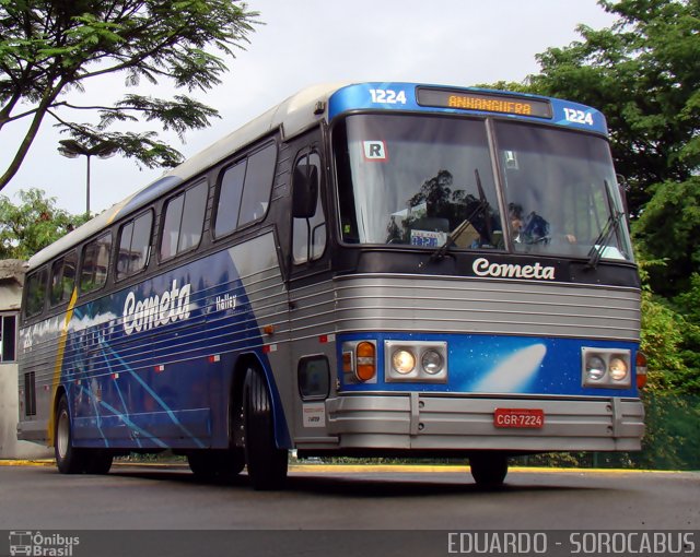 Viação Cometa 1224 na cidade de São Paulo, São Paulo, Brasil, por EDUARDO - SOROCABUS. Número da foto: #2077411.
