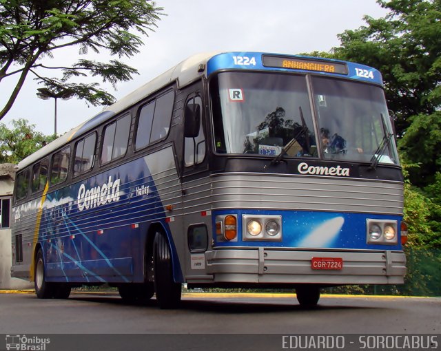 Viação Cometa 1224 na cidade de São Paulo, São Paulo, Brasil, por EDUARDO - SOROCABUS. ID da foto: 2077411.