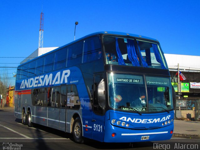 Autotransportes Andesmar 5131 na cidade de , por Diego Alarcon. ID da foto: 2079069.