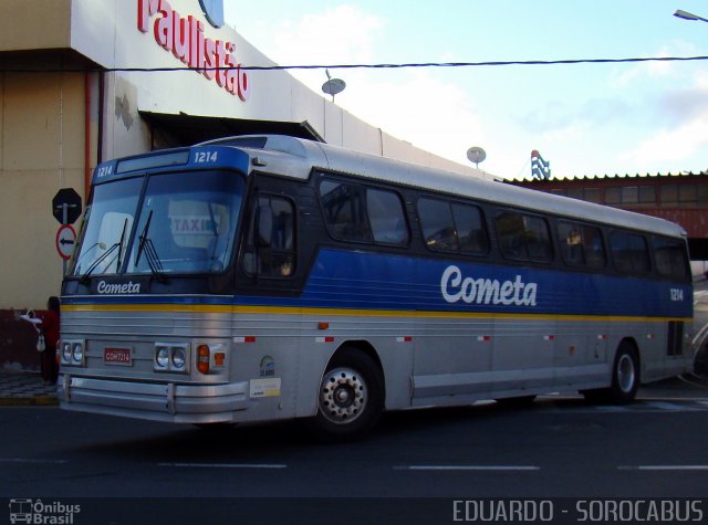 Viação Cometa 1214 na cidade de Sorocaba, São Paulo, Brasil, por EDUARDO - SOROCABUS. ID da foto: 2077742.