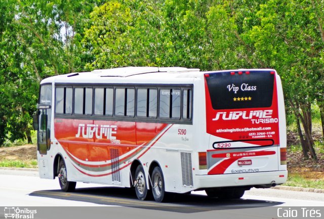 Sublime Transportes e Turismo 5290 na cidade de São Mateus, Espírito Santo, Brasil, por Caio Trés. Número da foto: #2078741.
