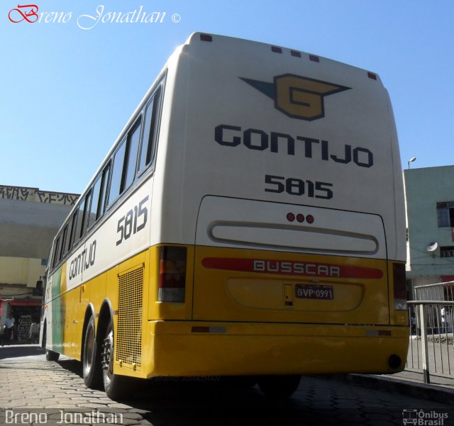 Empresa Gontijo de Transportes 5815 na cidade de Belo Horizonte, Minas Gerais, Brasil, por Breno  Jonathan. ID da foto: 2077833.