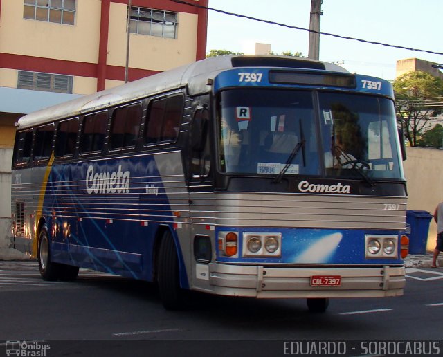 Viação Cometa 7397 na cidade de Sorocaba, São Paulo, Brasil, por EDUARDO - SOROCABUS. Número da foto: #2077725.