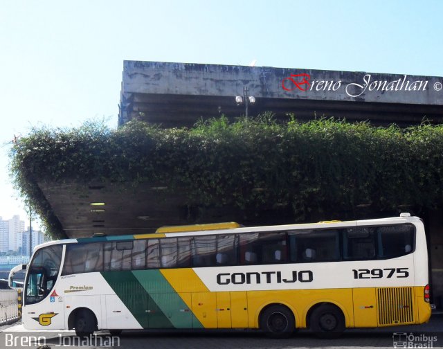 Empresa Gontijo de Transportes 12975 na cidade de Belo Horizonte, Minas Gerais, Brasil, por Breno  Jonathan. ID da foto: 2077695.