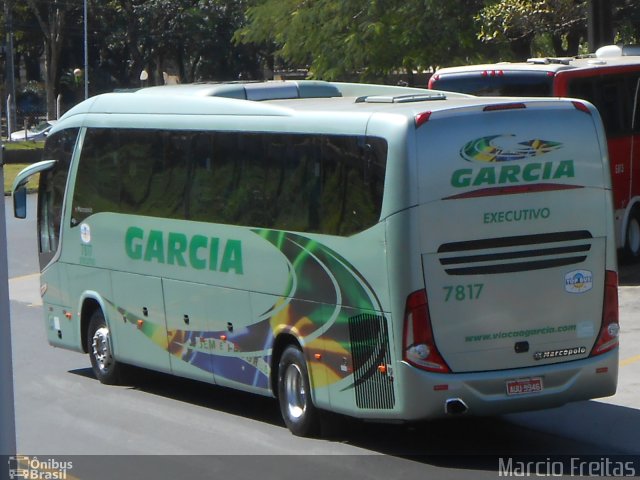 Viação Garcia 7817 na cidade de Ribeirão Preto, São Paulo, Brasil, por Marcio Freitas. ID da foto: 2078114.