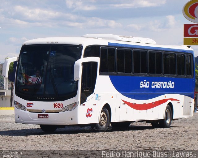 Viação São Cristóvão 1620 na cidade de Ribeirão Vermelho, Minas Gerais, Brasil, por Pedro Henrique Gumercindo da Silva. Número da foto: #2079508.