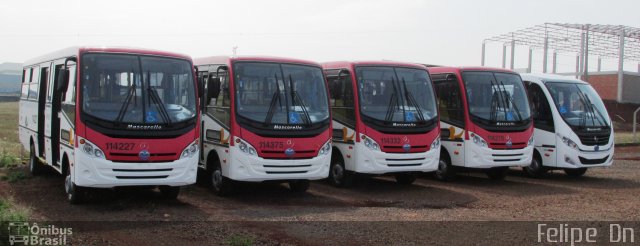 Viação Piracicabana Distrito Federal 114227 na cidade de Cascavel, Paraná, Brasil, por Felipe  Dn. Número da foto: #2080655.