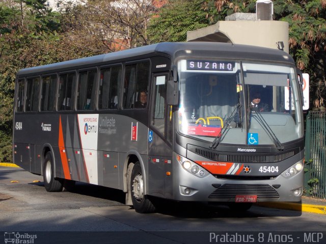 Empresa de Ônibus Pássaro Marron 45404 na cidade de São Paulo, São Paulo, Brasil, por Cristiano Soares da Silva. Número da foto: #2079800.