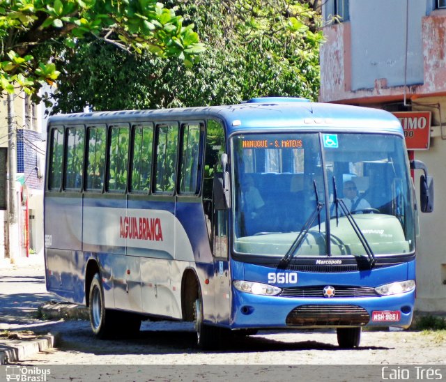 Viação Águia Branca 9610 na cidade de Nanuque, Minas Gerais, Brasil, por Caio Trés. ID da foto: 2081214.