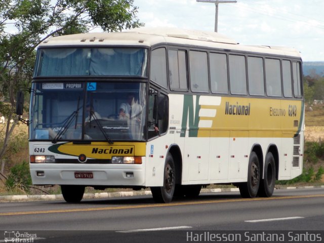 Viação Nacional 6243 na cidade de Vitória da Conquista, Bahia, Brasil, por Harllesson Santana Santos. Número da foto: #2080470.