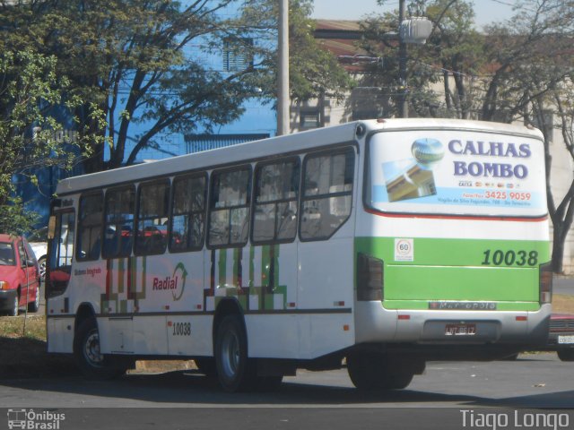 Sigma Transportes Coletivos 10038 na cidade de Piracicaba, São Paulo, Brasil, por Tiago Longo. Número da foto: #2029796.