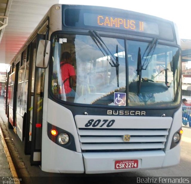 Pruden Express 8070 na cidade de Presidente Prudente, São Paulo, Brasil, por Beatriz Fernandes. Número da foto: #2029487.