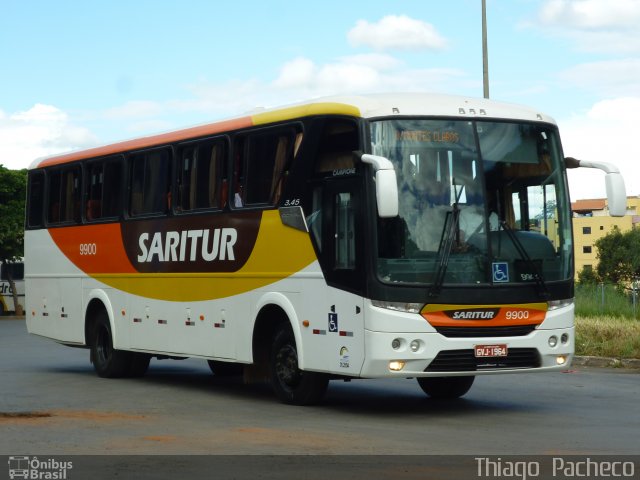 Saritur - Santa Rita Transporte Urbano e Rodoviário 9900 na cidade de Montes Claros, Minas Gerais, Brasil, por Thiago  Pacheco. Número da foto: #2029859.