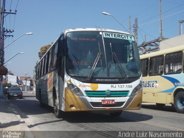 Expresso Mangaratiba RJ 137.158 na cidade de Nilópolis, Rio de Janeiro, Brasil, por André Luiz Nascimento. Número da foto: #2028643.