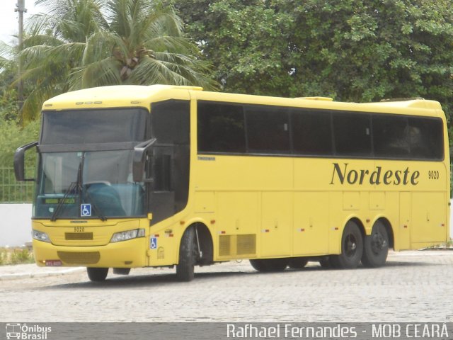 Viação Nordeste 9020 na cidade de Fortaleza, Ceará, Brasil, por Rafhael Fernandes  Pereira dos Santos. ID da foto: 2029015.