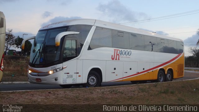 JR 4000 Transportes 2038 na cidade de São Luís, Maranhão, Brasil, por Romulo de Oliveira Clementino. ID da foto: 2083468.