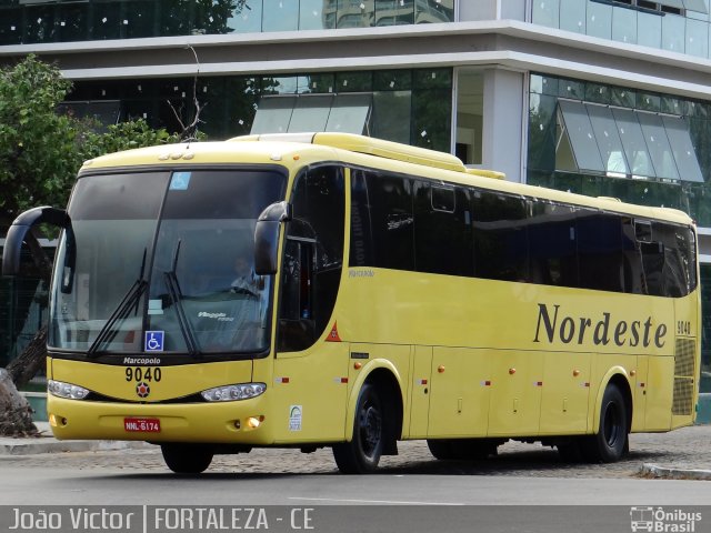 Viação Nordeste 9040 na cidade de Fortaleza, Ceará, Brasil, por João Victor. ID da foto: 2082380.