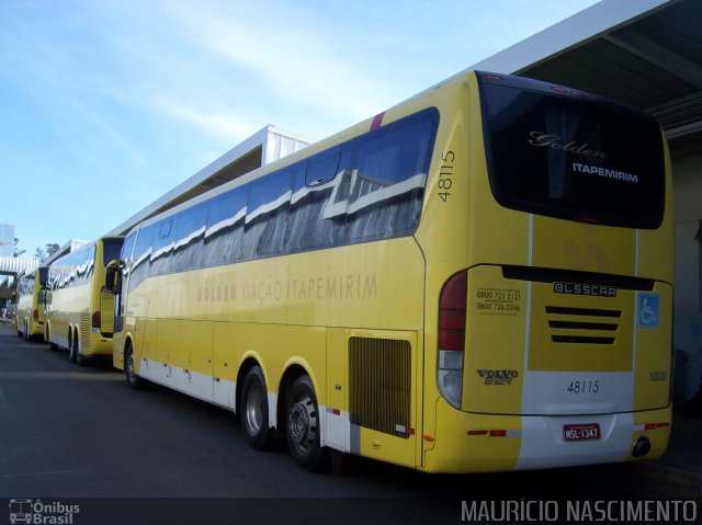 Viação Itapemirim 48115 na cidade de Belo Horizonte, Minas Gerais, Brasil, por Maurício Nascimento. Número da foto: #2082343.
