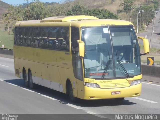 Viação Itapemirim 45605 na cidade de Barra Mansa, Rio de Janeiro, Brasil, por Marcus Nogueira . Número da foto: #2082893.