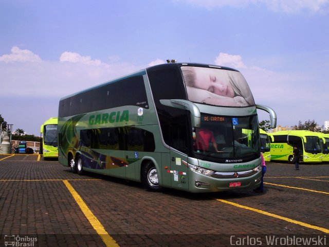 Viação Garcia 7167 na cidade de Londrina, Paraná, Brasil, por Carlos Wroblewski. Número da foto: #2083535.