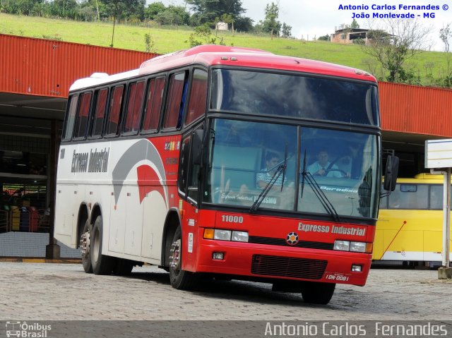 Expresso Industrial Turismo 11000 na cidade de João Monlevade, Minas Gerais, Brasil, por Antonio Carlos Fernandes. Número da foto: #2082006.