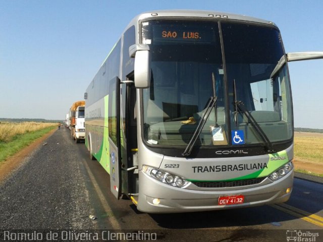 Transbrasiliana Transportes e Turismo 51223 na cidade de São Luís, Maranhão, Brasil, por Romulo de Oliveira Clementino. Número da foto: #2082868.
