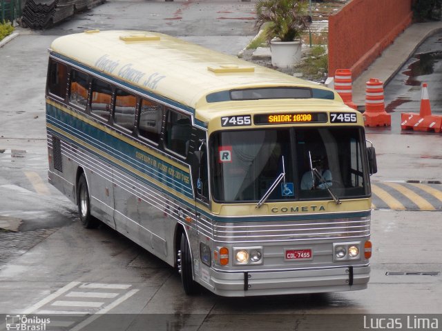 Viação Cometa 7455 na cidade de Rio de Janeiro, Rio de Janeiro, Brasil, por Lucas Lima. Número da foto: #2082720.