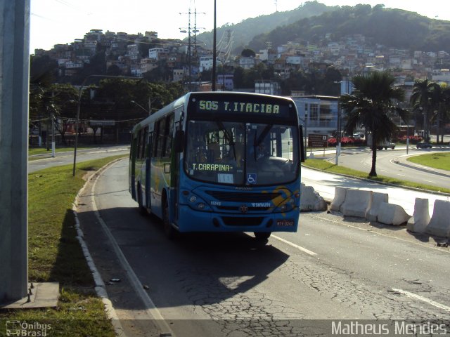 Viação Satélite 15245 na cidade de Vitória, Espírito Santo, Brasil, por Matheus Mendes. Número da foto: #2032340.