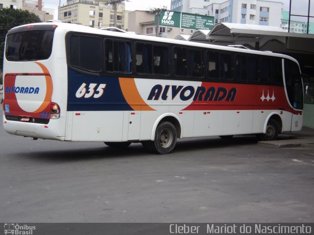 Transportes Alvorada 635 na cidade de Criciúma, Santa Catarina, Brasil, por Cleber  Mariot do Nascimento. Número da foto: #2033199.