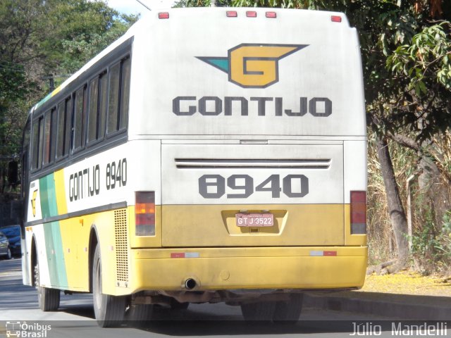 Empresa Gontijo de Transportes 8940 na cidade de Belo Horizonte, Minas Gerais, Brasil, por Júlio  Mandelli. ID da foto: 2033081.