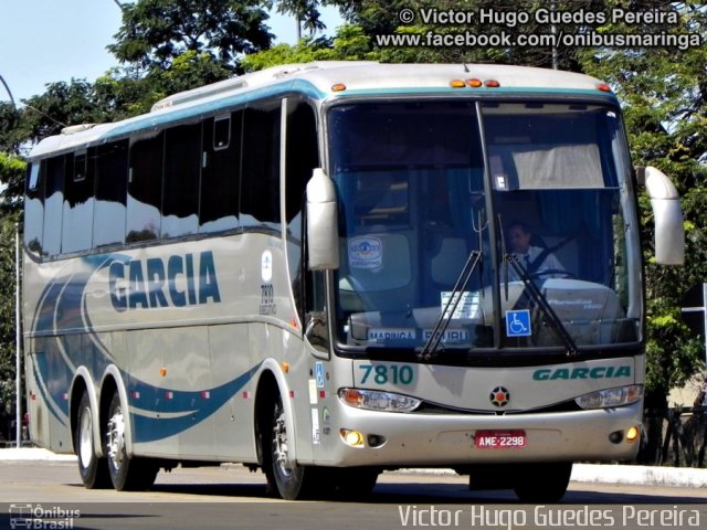 Viação Garcia 7810 na cidade de Maringá, Paraná, Brasil, por Victor Hugo Guedes Pereira. ID da foto: 2032209.