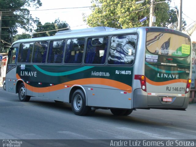 Linave Transportes RJ 146.075 na cidade de Paty do Alferes, Rio de Janeiro, Brasil, por André Luiz Gomes de Souza. Número da foto: #2033144.